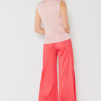 Marina West Swim Pleated Wide-Leg Pants with Side Pleat Detail