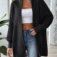 Open Front Long Sleeve Cardigan