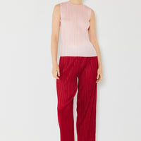 Marina West Swim Pleated Elastic-Waist Straight Pants