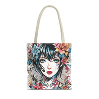 Pixie Cut Lady Tote Bag (AOP)