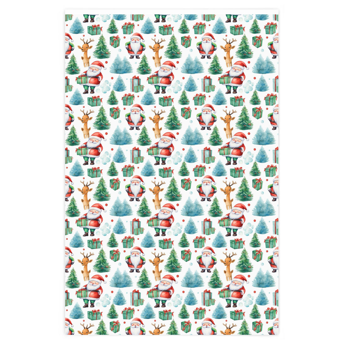 Santa Holiday Wrapping Paper