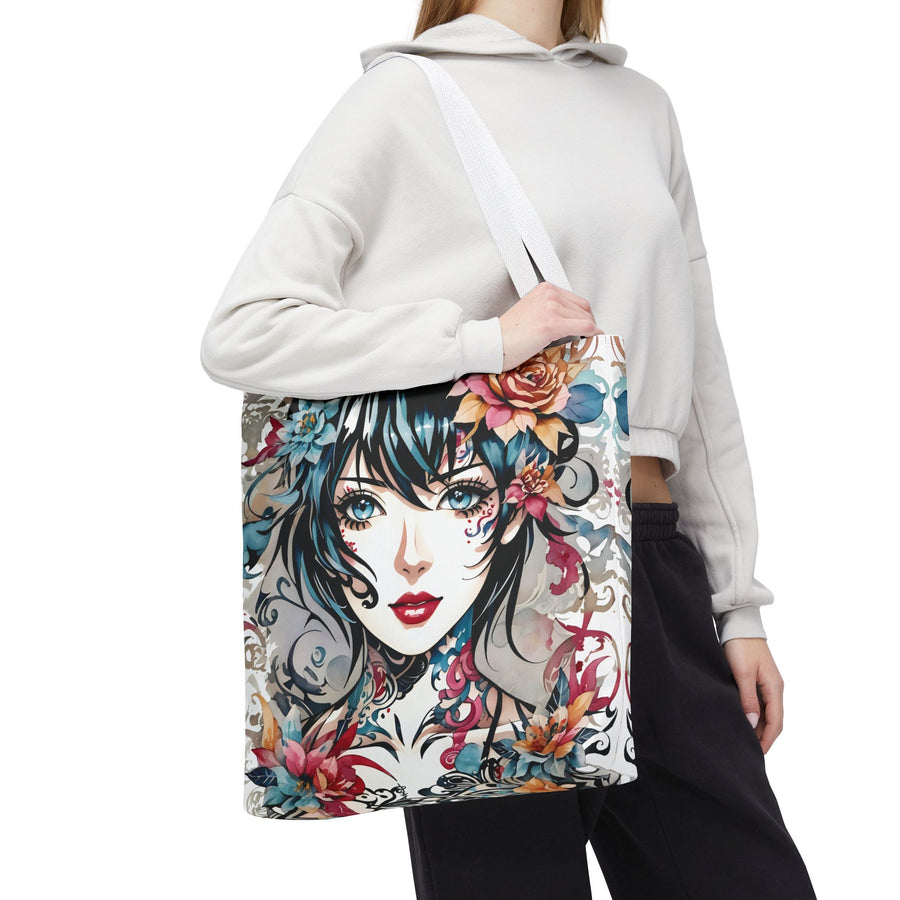 Pixie Cut Lady Tote Bag (AOP)