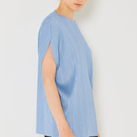 Marina West Swim Rib Pleated Oversized Dolman Sleeve Top