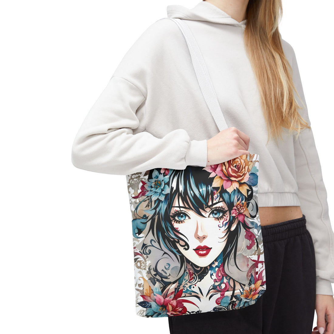 Pixie Cut Lady Tote Bag (AOP)