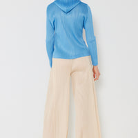 Marina West Swim Pleated Wide-Leg Pants with Side Pleat Detail