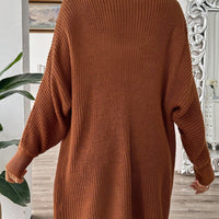 Open Front Long Sleeve Cardigan