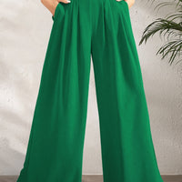 High Waist Wide Leg Pants