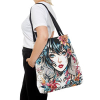 Pixie Cut Lady Tote Bag (AOP)