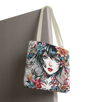 Pixie Cut Lady Tote Bag (AOP)