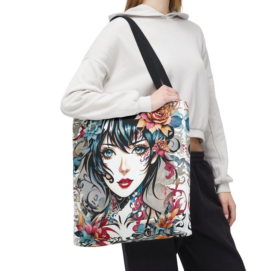 Pixie Cut Lady Tote Bag (AOP)