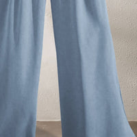 High Waist Wide Leg Pants