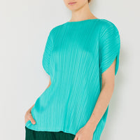 Marina West Swim Rib Pleated Oversized Dolman Sleeve Top