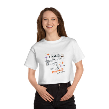 Mummy Needs Coffee Cropped Shirt