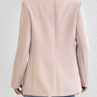 Shawl Collar Long Sleeve Blazer