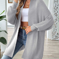 Open Front Long Sleeve Cardigan