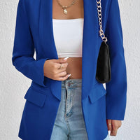 Shawl Collar Long Sleeve Blazer