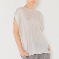 Marina West Swim Rib Pleated Oversized Dolman Sleeve Top