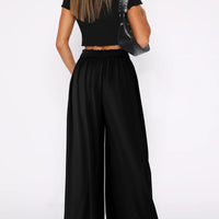 High Waist Wide Leg Pants