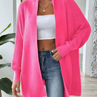 Open Front Long Sleeve Cardigan