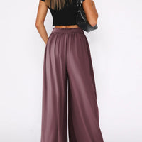 High Waist Wide Leg Pants