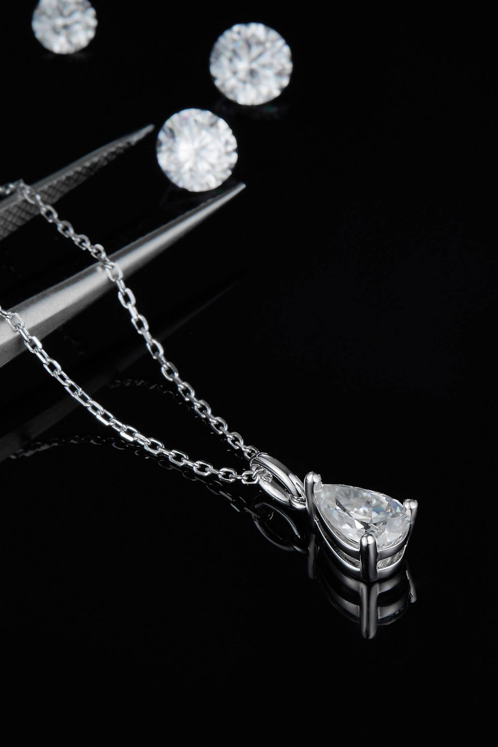 My Precious 1 Carat Moissanite 925 Sterling Silver Necklace