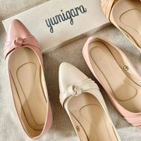 Kiara Knot Accent Pointed Doll Shoes